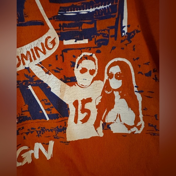 Orange Gildan University of Illinois at Urbana-Champaign Homecoming 2015 Size L - Picture 3 of 8